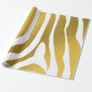 Search for gold zebra wrapping paper Pattern