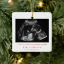 Search for pregnancy announcement ornaments Ultrasound photo