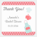 Search for kitchen bridal shower stickers Thank you