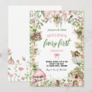 Recherche de fairy anniversaire invitations Premier anniversaire de fée