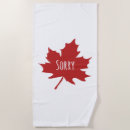 Search for canadian beach towels Maple leaf