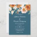 Search for teal and burnt orange wedding invitations Terracotta