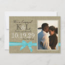 Search for burlap wedding save the dates Engagement