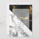 Search for black marble wedding invitations Gold
