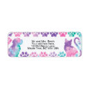Search for cat and dog return address labels Paw