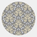 Search for grey background stickers Damask