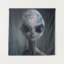 Search for alien tapestries Space