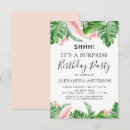 Search for shhh birthday invitations Floral
