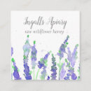 Search for lavender business cards Watercolor flowers