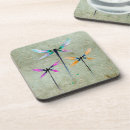 Search for dragonfly coasters Watercolor