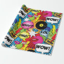 Search for comic book wrapping paper Retro