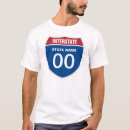 Search for interstate sign tshirts Shield