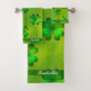 Search for st patricks day bath towels Shamrock