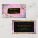 Search for gold text business cards Floral