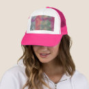 Recherche de vert de rayure casquettes Rose