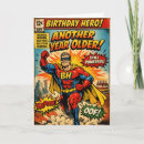 Search for superhero birthday cards Retro