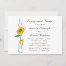 Search for yellow engagement party invitations Boho