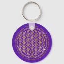Search for sacred geometry mandala keychains Blume des lebens