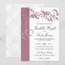 Recherche de damassé de coeur invitations Floral