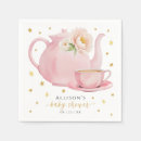 Search for teapot napkins Girl baby shower