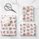 Search for doughnut wrapping paper Whimsical
