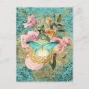 Search for vintage butterfly postcards Flowers