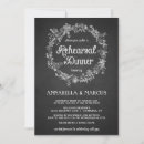 Search for chalkboard rehearsal dinner invitations Typography