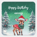 Search for deer fawn stickers Watercolor