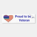 Search for veteran bumper stickers Military