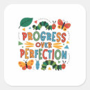 Search for progress not perfection stickers Growth mindset