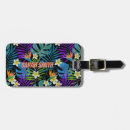 Recherche de tropiques bagages étiquettes Fleurs