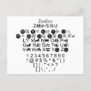 Recherche de zodiac cartes postales Texte