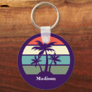 Search for palm tree keychains Sunset