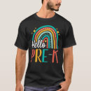 Search for pre k teacher tshirts Rainbow
