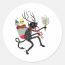 Search for the krampus stickers Santa