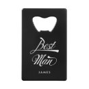 Search for groomsmen bottle openers Black and white