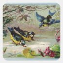 Search for blue bird illustration stickers Vintage