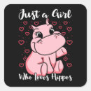 Search for hippos in love stickers Cute