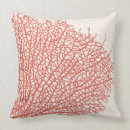 Recherche de branche corail coussins Océan