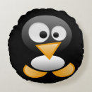 Recherche de pingouin drôle coussins Dessin animé