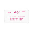Search for script font return address labels Formal