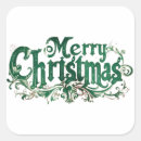 Search for merry christmas words stickers Typography