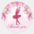 Search for ballerina thank you stickers Cute