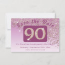 Search for 90th birthday save the dates For her