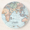 Recherche de globe dessous de verres Monde