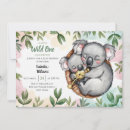 Search for cute koala baby shower invitations Australian animals
