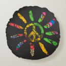 Search for peace sign pillows Hippy