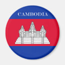 Recherche de drapeau cambodgien magnets Pays