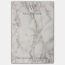 Search for marble post it notes Monogrammed