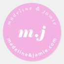 Search for retro monogram stickers Bold